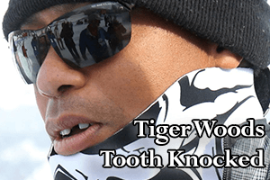 tiger woods tooth